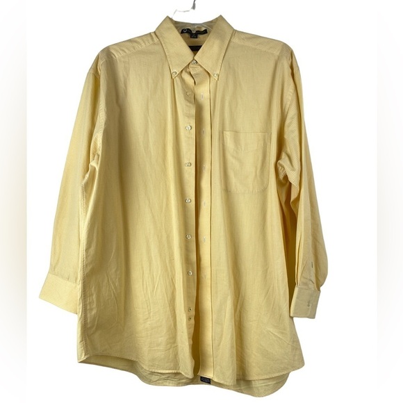 Tommy Hilfiger Men's Long Sleeve Button Down Checked Oxford Shirt Size: 17 32/33 - Picture 1 of 10